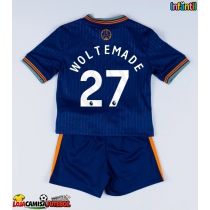 Camisa de Futebol Newcastle United Nick Woltemade #27 Equipamento Alternativo Infantil 2025-26 Manga Curta (+ Calças curtas)